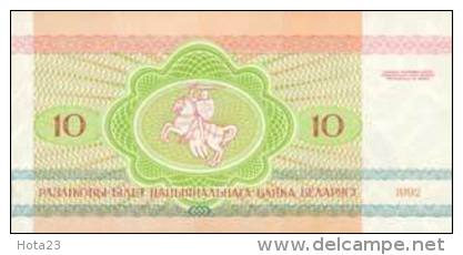 Belarus-10 Roubles - Lynx -1992 Years -UNC - Belarus