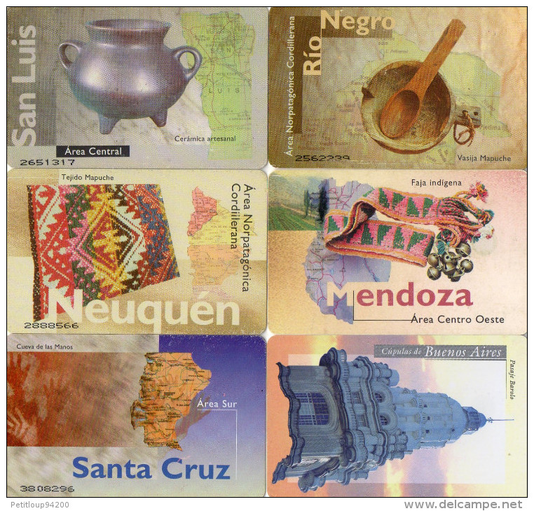 TELECARTES   ARGENTINE   20 Fichas   Artisanat  Crafts  (lot De 6)  ***** - Argentine