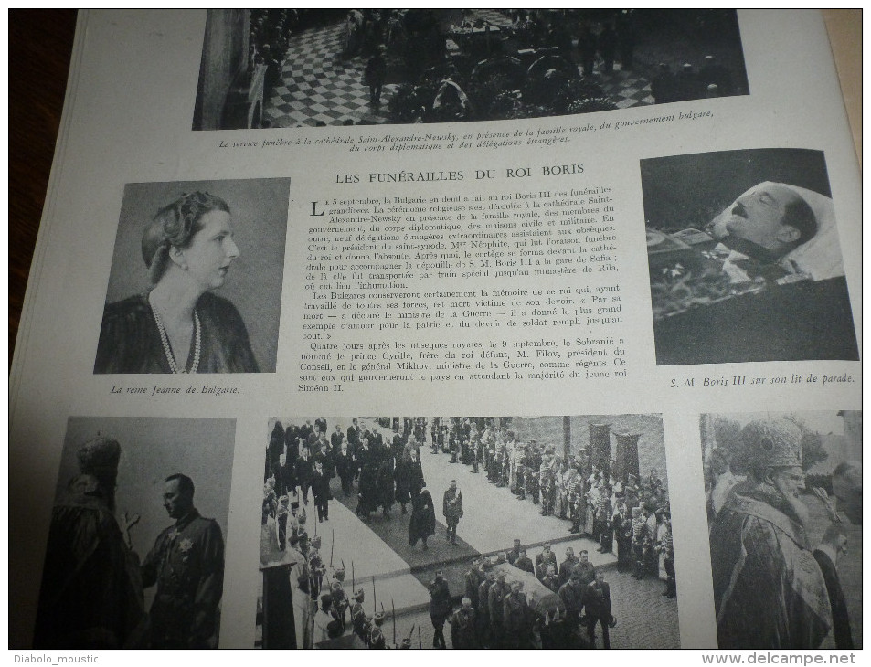 L' Illustration1943 Palais De Justice RENNES ;KHARKOV ;Funérailles Du Roi De BULGARIE ;Gaz De Boues-égout ;Acuponcture - L'Illustration