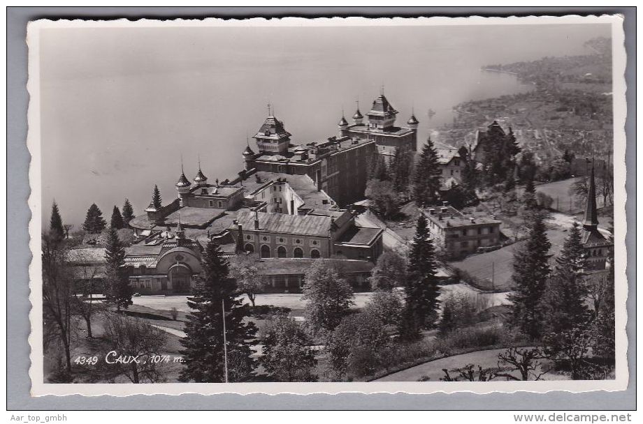 Heimat  VD CHAUX 1945-08-12  Bahnstations Stempel Auf AK Nach Lugano - Railway