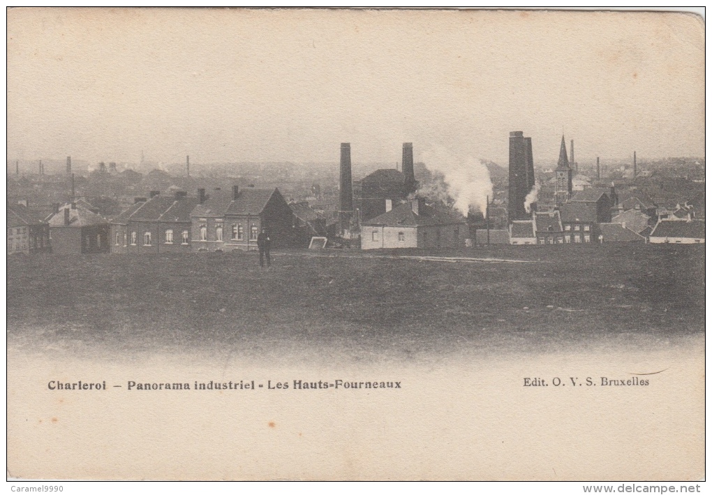 Charleroi    Panorama Industrial   Les Hauts   Fourneaux           Scan 6547 - Charleroi