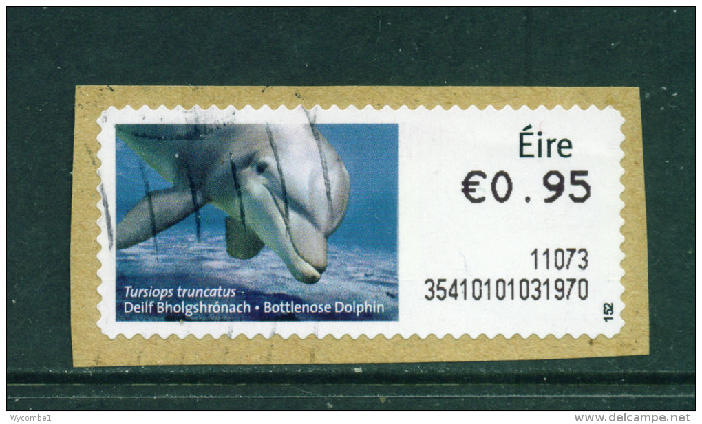 IRELAND - 2010  Post And Go/ATM Label  Bottlenose Dolphin  Used On Piece As Scan - Viñetas De Franqueo (Frama)
