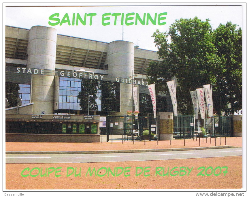 SAINT ETIENNE  COUPE DU MONDE RUGBY 2007  TBE - Rugby