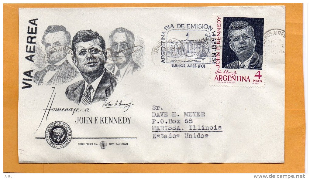 Argentina 1964 FDC - FDC