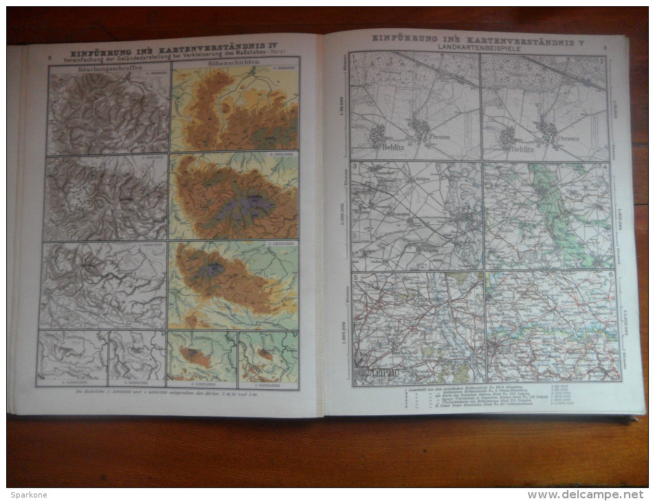 De 1913 - Schul - Atlas (atlas Scolaire ) - DEBES  - - Livres Anciens