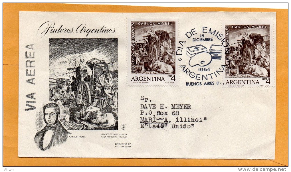 Argentina 1964 FDC - FDC