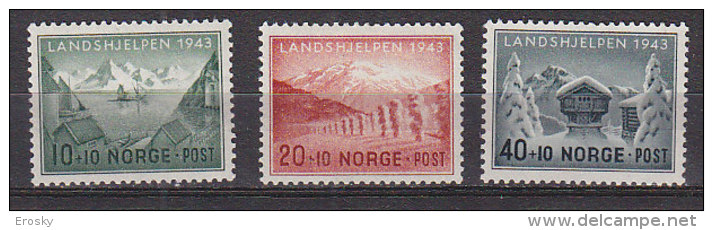Q8000 - NORWAY NORVEGE Yv N°254/56 * - Neufs