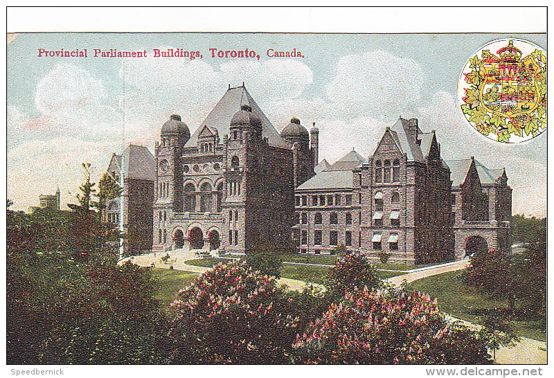 22792 CANADA QUEBEC TORONTO , Provincial Parliament Building -A.780.29 NCo - Toronto