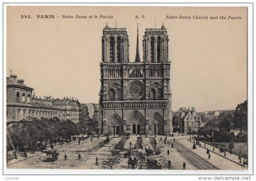 PARIS - Notre Dame Et Le Parvis - Notre Dame De Paris