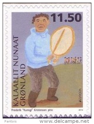 2014 Groenland Greenland 2 Timbres Issus Du Carnet Adhésif - 2014