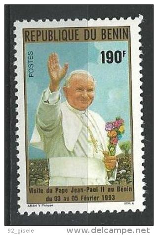 Benin YT 703 " Pape Jean-Paul II " 1993 Neuf** - Bénin – Dahomey (1960-...)