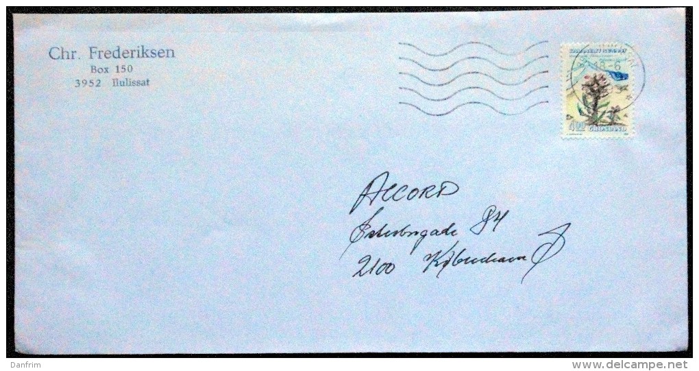 Gibraltar  1993 Letter  To Denmark Minr.223 ( Lot 2525 ) - Briefe U. Dokumente