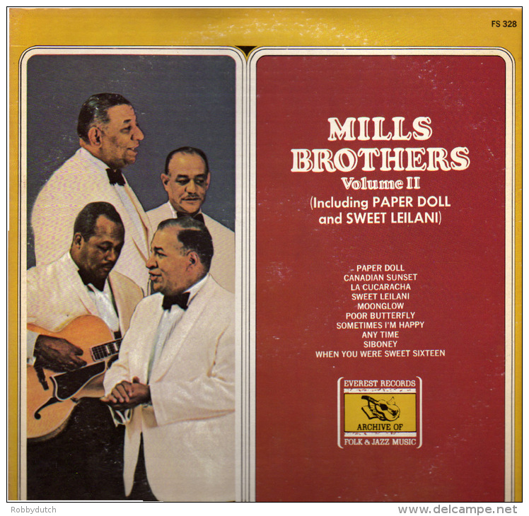 * LP *  THE MILLS BROTHERS VOLUME II (USA 1977 EX-!!!) - Jazz