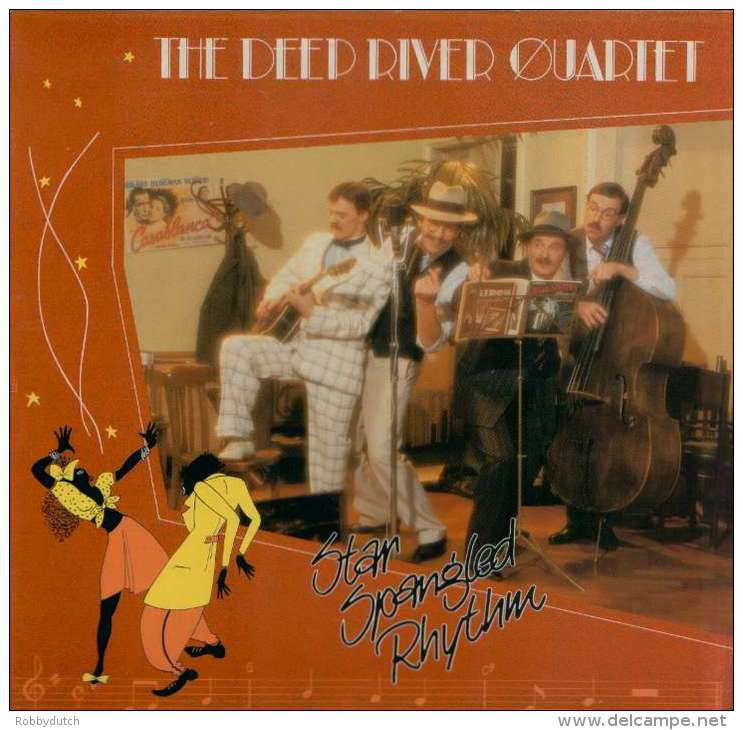 * LP *  DEEP RIVER QUARTET - STAR SPANGLED RHYTHM (Holland 1985 EX!!!) - Jazz