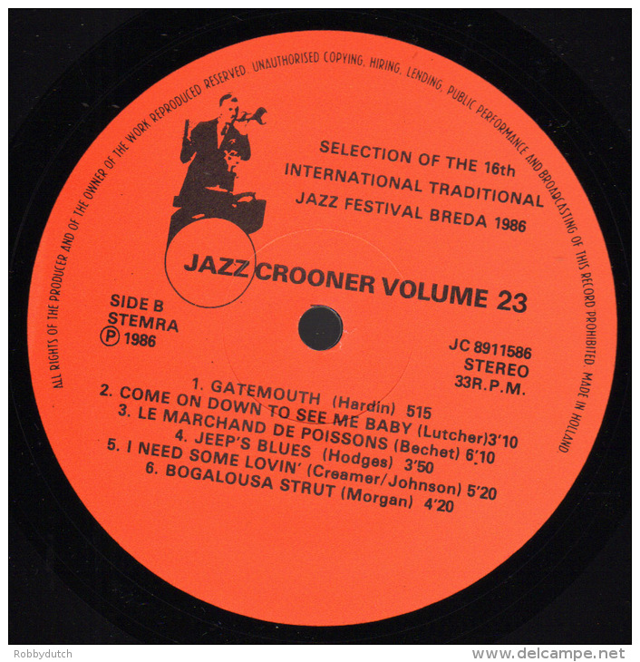 * LP *  16th INTERNATIONAL OLD STYLE JAZZ FESTIVAL BREDA (Holland 1986 EX!!!) - Jazz