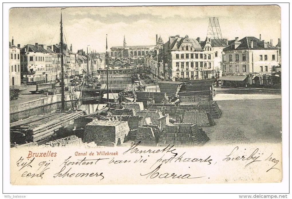 "Bruxelles - Canal De Willebroeck" - Hafenwesen