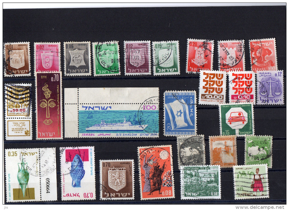 ISRAEL / PALESTINE   25   Timbres Oblitérés - Collections, Lots & Series