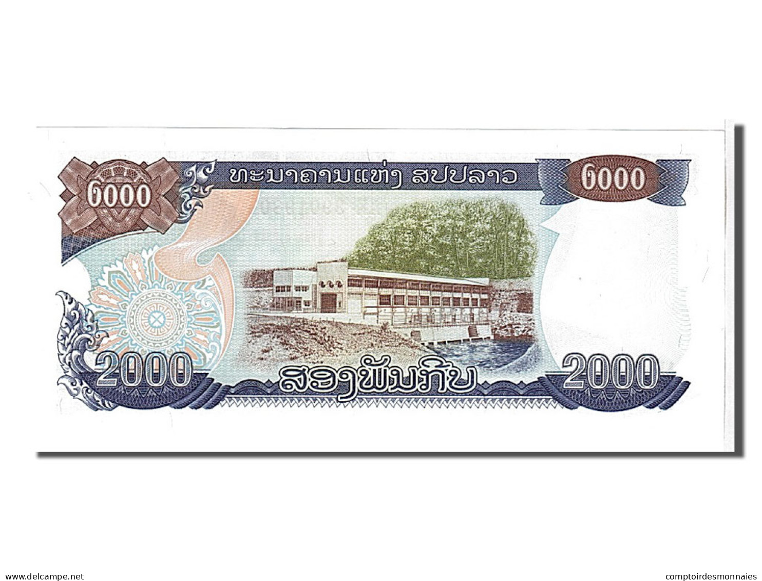 Billet, Lao, 2000 Kip, 1997, KM:33a, NEUF - Laos