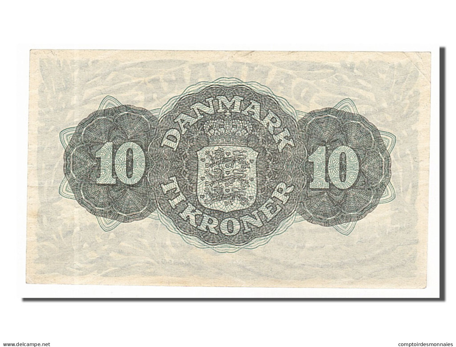 Billet, Danemark, 10 Kroner, 1947, SUP - Danimarca