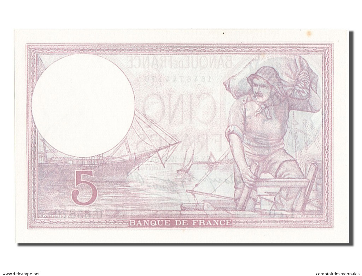 Billet, France, 5 Francs, 5 F 1917-1940 ''Violet'', 1939, 1939-11-02, SPL - 5 F 1917-1940 ''Violet''