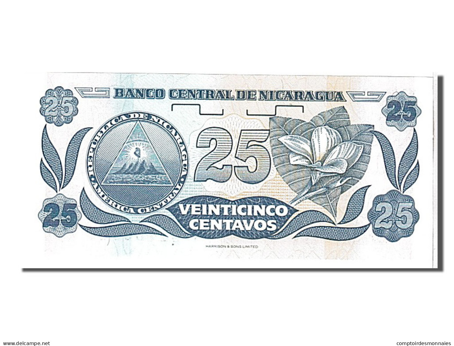 Billet, Nicaragua, 25 Centavos, 1990, KM:170a, NEUF - Nicaragua
