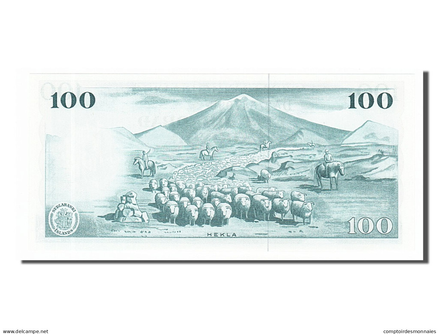 Billet, Iceland, 100 Kronur, 1961, NEUF - Iceland