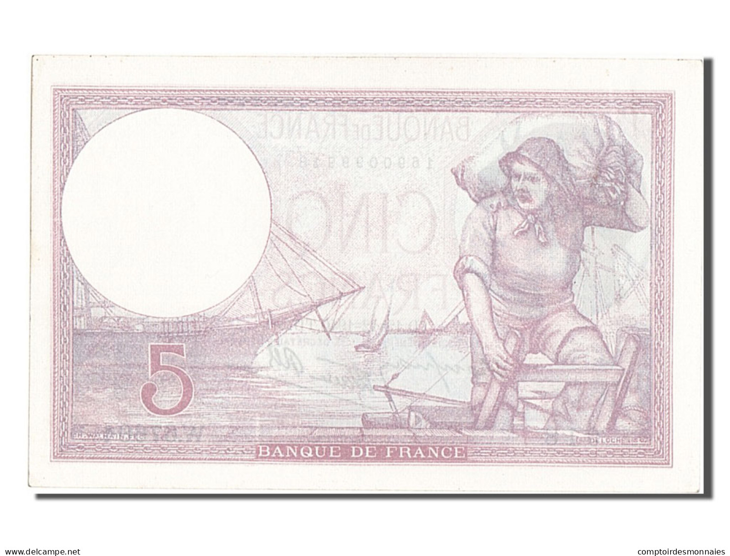 Billet, France, 5 Francs, 5 F 1917-1940 ''Violet'', 1940, 1940-12-12, NEUF - 5 F 1917-1940 ''Violet''