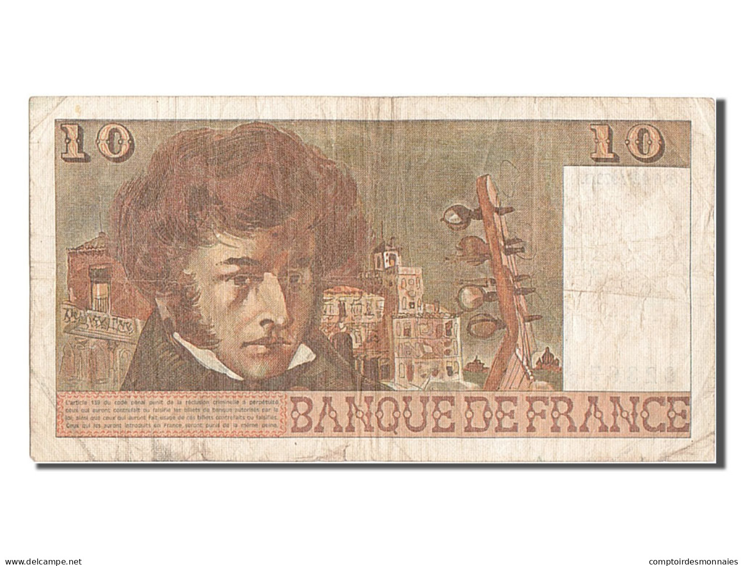 Billet, France, 10 Francs, 10 F 1972-1978 ''Berlioz'', 1973, 1973-12-06, TB - 10 F 1972-1978 ''Berlioz''