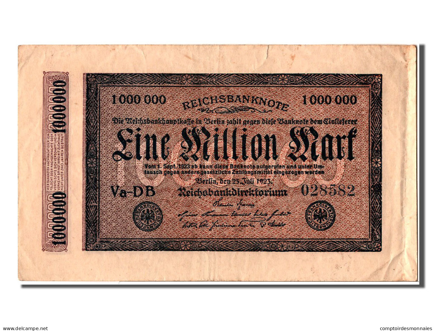 Billet, Allemagne, 1 Million Mark, 1923, 1923-07-25, SUP - 1 Miljoen Mark