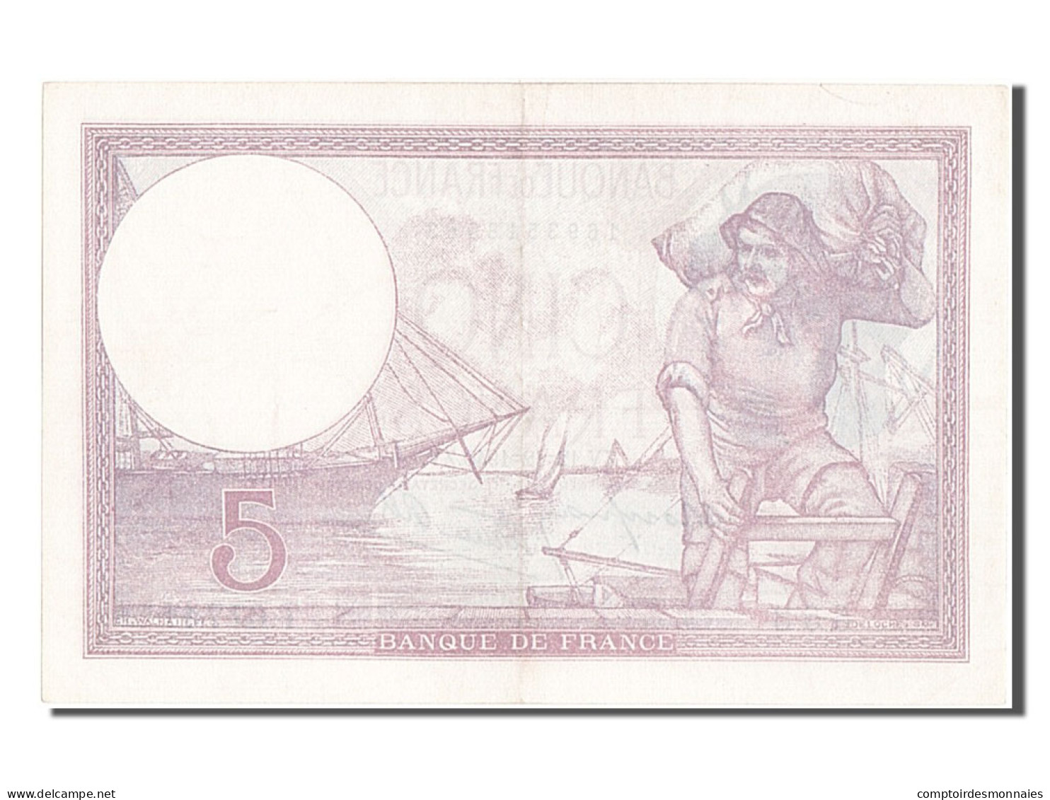 Billet, France, 5 Francs, 5 F 1917-1940 ''Violet'', 1940, 1940-12-12, SPL - 5 F 1917-1940 ''Violet''