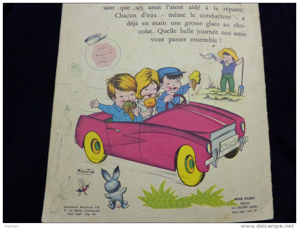 La Voiture De Charles- Collection Babil Illustrateur Sabates-rene Touret Editeur La Chatre.- - Andere & Zonder Classificatie