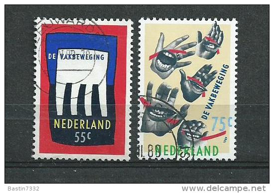 1989 Netherlands Complete Set Labour Association Used/gebruikt/oblitere - Gebruikt