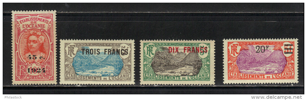 OCEANIE N° 65 à 68 * - Unused Stamps