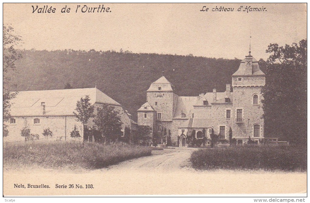 Vallée De L'Ourthe.   Le Château D'Hamoir  (uit Plakboek);  1900 - Hamoir