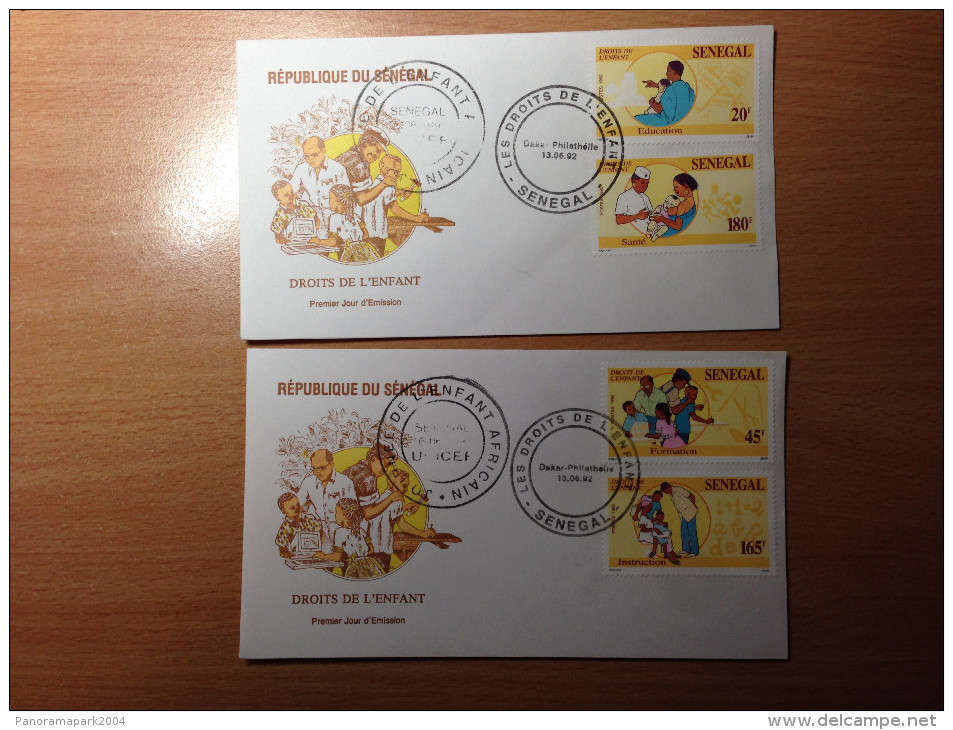 Sénégal FDC 1er Premier Jour 1992 Valorisation Des Produits Halieutiques Fish Poisson Fisch - Sénégal (1960-...)