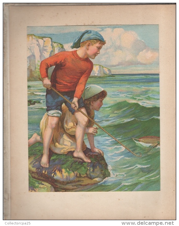 Ancien Livre My Sea Side Story Book Ernest Nister London  EP Dutton & Co New York E Lance Manville Fenn - 1900-1949