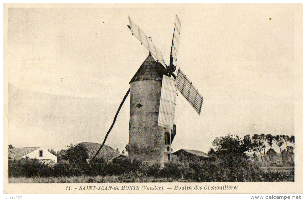 SAINT JEAN DE MONTS (85) Moulin à Vent Des Grenouillères - Saint Jean De Monts