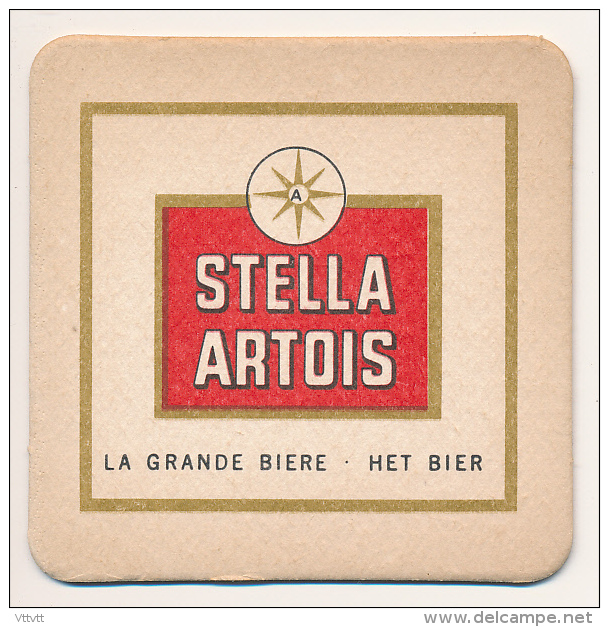 Sous-Bocks : STELLA ARTOIS, La Grande Bière - Bierdeckel