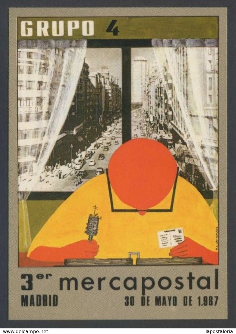 España. Madrid. *III Mercapostal 1987* Ed. De 1.000 Ejemplares. Nueva. - Bolsas Y Salón Para Coleccionistas