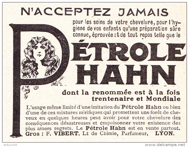 PUBILICITÉ 1912 - PETROLE HAHN - Publicités