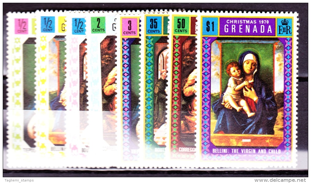 Grenada, 1970, SG 414 - 421, Set Of 8, MNH - Granada (...-1974)