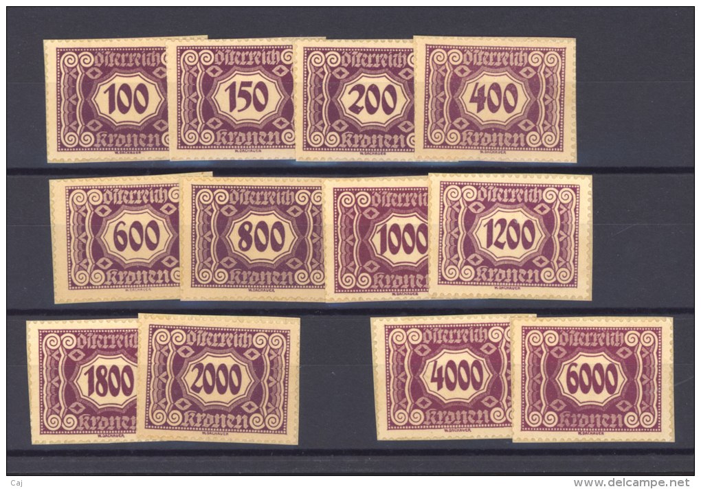 Autriche  -  Taxe  :  Mi  118-31   (*)   Sauf 126 + 129 - Postage Due