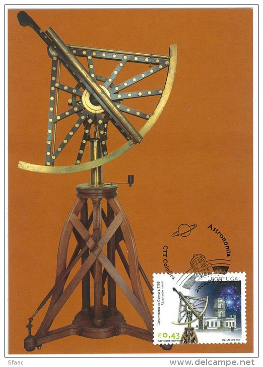 Portugal Maximum - Astronomy - Quadrant - Coimbra Observatory 2002 - Sterrenkunde
