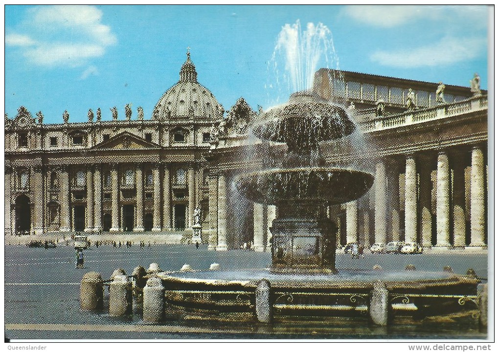 St Peter's  Square  Da Fotocolour Kodak Ekachrome Plurigraf Terni No 103 - Other Monuments & Buildings