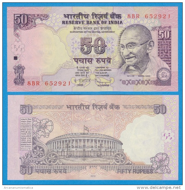 INDIA  50 RUPIAS  2.010  SC/UNC/PLANCHA    T-DL-10.730 - Indien