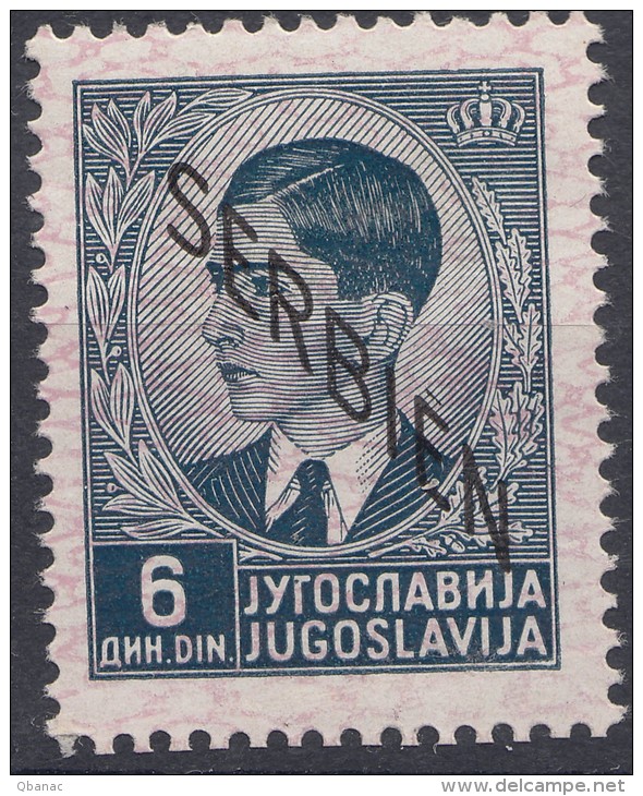 Germany Occupation Of Serbia - Serbien 1941 Mi#10 Mint Never Hinged - Besetzungen 1938-45