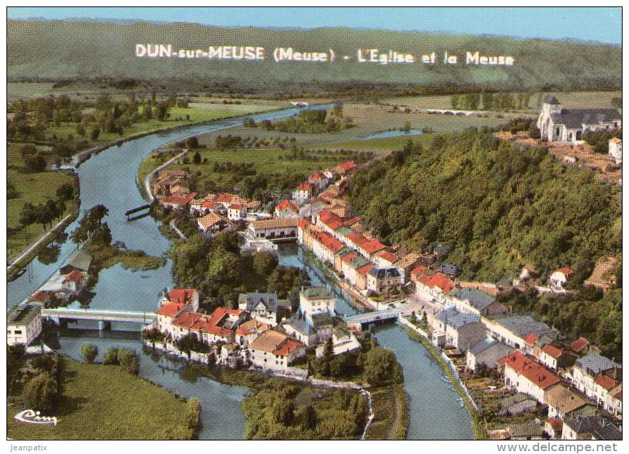 DUN SUR MEUSE - L´église Et La Meuse - Dun Sur Meuse