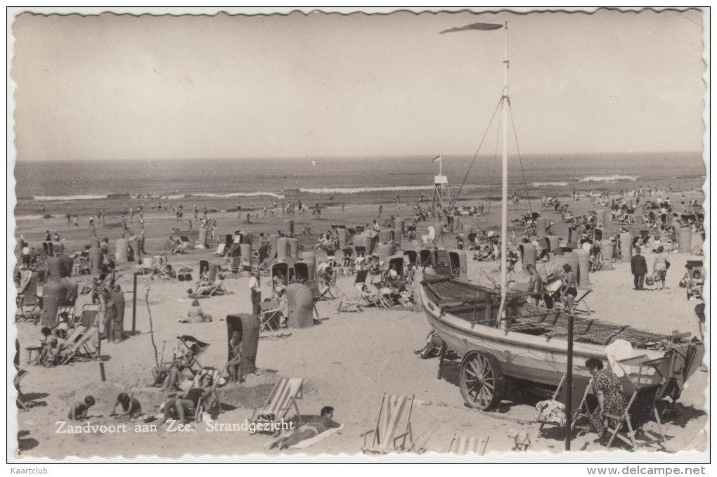 Zandvoort Aan Zee - Strandgezicht ( Sloep)  - 1959 -  Holland/Nederland - Zandvoort