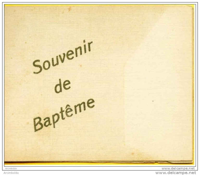 Faire-part De Naissance/baptème : Georgette, Dampremy 1922 - Nacimiento & Bautizo