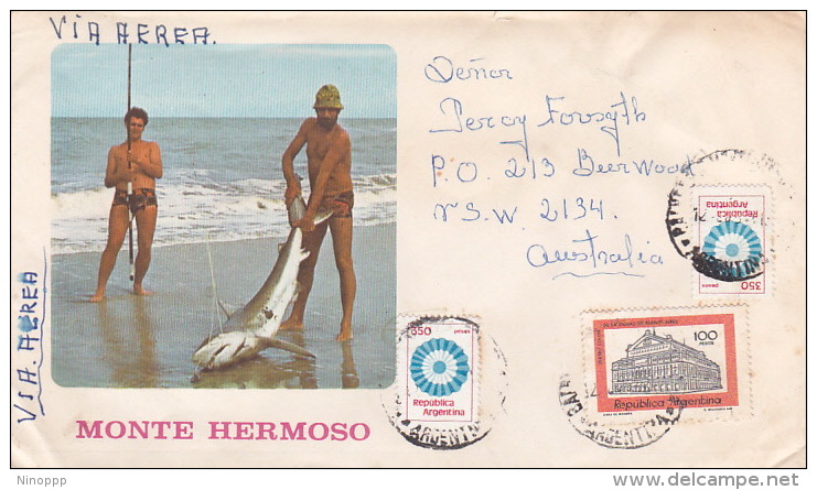 Argentina 1971 Cover Posted To Australia - Used Stamps